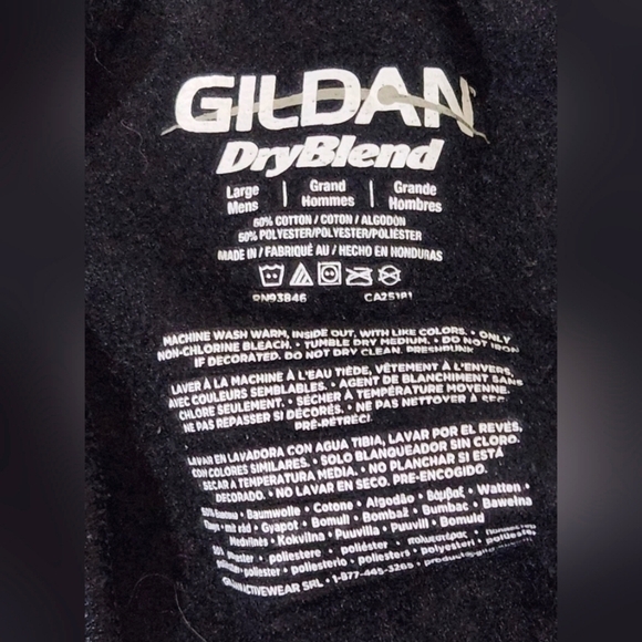 🛍 4/$20 🛍 Gildan Black Softball Sweatpants-Size Large - Picture 4 of 4